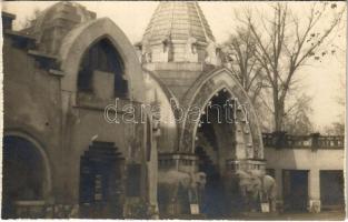 1933 Budapest XIV. Városliget, Állatkert főbejárata