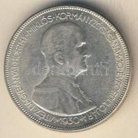 1930. 5P Ag "Horthy jobbra" T:2