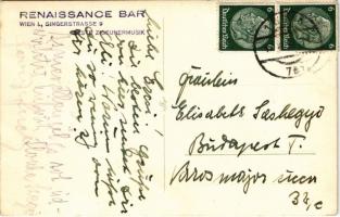 Wien, Vienna, Bécs; Renaissance Bar. Singertstrasse 9. Beste Zigeunermusik. photo (fl)