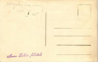 1931 Dobogókő, Síverseny, téli sport, síelők. Amon Zoltán photo (fl)