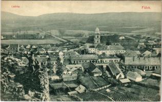 Fülek, Filakovo; látkép a várból. Krämer Jeremiás kiadása / general view from the castle