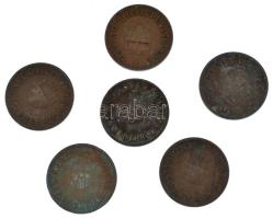 1895KB-1909KB 2f bronz (6xklf) T:VF,F