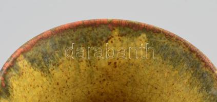 Gorka Géza retro váza, jelzéssel, talpánál kopásokkal, m: 21 cm