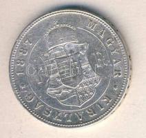 1887. 1Ft Ag T:3-/4+ ü. ph. ly