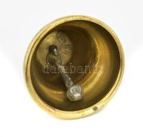 Antik réz csengő, kolomp. Jelzés nélkül, szép állapotban, m: 5,5 cm