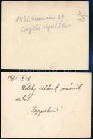 1931 Budapest, LZ-127 jelzésű Graf Zeppelin léghajó ("ezüst szivar") március 28-án és 29-é...