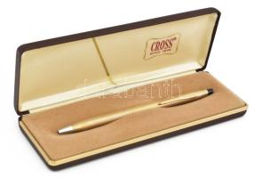 Cross toll, arannyal futtatva, leírással, dísztokjában