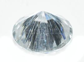 Moissanite, d: 11 mm, 4,7 cts