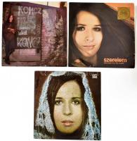 3 db Koncz Zsuzsa lemez: Koncz Zsuzsa - Illés - Kis Virág.  Vinyl, LP, Album, Stereo, Pepita, Magyarország. + Koncz Zsuzsa És Az Illés Zenekar - Szerelem.  Vinyl, LP, Album, Qualiton, Magyarország. + Koncz Zsuzsa - Élünk És Meghalunk. Vinyl, LP, Album, Pepita, Magyarország. VG és VG+ állapotban.