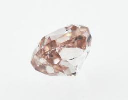 Cusion csiszolású pink gyémánt, 008 cts