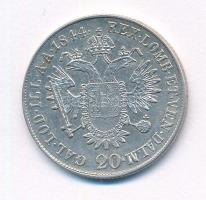 1844E 20Kr Ag "V. Ferdinánd" (6,65g) T:AU
Huszár 2084., Unger III.: 1421.b