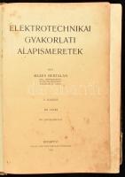 Mezey Bertalan: Elektrotechnikai gyakorlati alapismeretek. Bp., 1921, Pallas-ny., VIII+888+(8) p. Gazdag szövegközi és egészoldalas képanyaggal illusztrálva. Átkötött félvászon-kötésben, sérült, hiányos gerinccel, helyenként kissé foltos lapokkal.