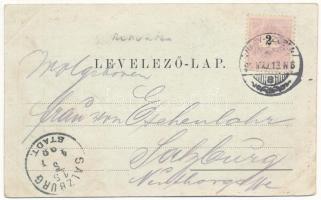 1898 (Vorläufer) Nagyszeben, Hermannstadt, Sibiu; Gruss aus dem Siebenbürger Sachsenlande, Sächsisch...