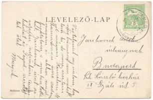 1914 Kissebes, Poieni (Kolozs); fűrésztelep. Meissner I. kiadása / sawmill (EK)