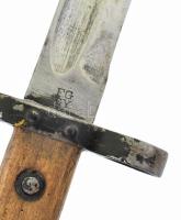 Mannlicher M1895 altiszti bajonett, jelzett a pengén (koronás magyar címerrel és "F.G.GY."...