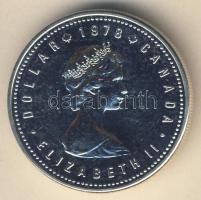 Kanada 1978. 1$ Ag "Nemzetközösségi Játékok" T:PL