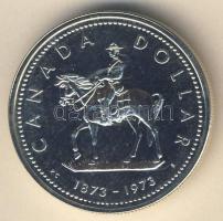 Kanada 1973. 1$ Ag "Lovasrendőr" T:PL