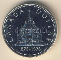 Kanada 1976. 1$ Ag "Parlamenti könyvtár" T:PL