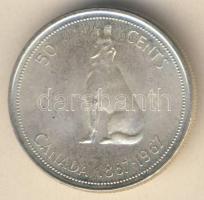 Kanada 1967. 50c Ag "100 éves a Konföderáció" T:2+/2