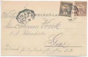 1902 Domány, Doman (Resicabánya, Resita); Almásy akna (1888), automobil, iparvasút. Ifj. Nell Károly...