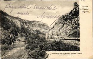 Királyhágó, Bucsa, Bucea; Vízesés a Bucsai alagútnál. Ferenczi és Társa / waterfall near the tunnel