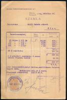 1942 Hatvani Paradicsomkonzervgyár Kft. fejléces számla