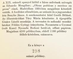 Vegyes könyvtétel a Magyar Helikon kisméretű könyveiből, 6 kötet: 

Johann Wolfgang Goethe: Pandor...