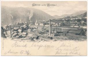 1898 (Vorläufer) Anina, Stájerlakanina, Stájerlak, Steierdorf; vasgyár. V. Rose kiadása / iron works, factory (Rb)
