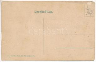 Borszék, Borsec; Melik szálloda, Kossuth kút. Soós kiadása / hotel, mineral water well. Art Nouveau,...