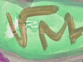 Csepeli Németh Miklós (1934-2012): Táncolók. Akvarell, karton. Jelzett. 30x24,5 cm