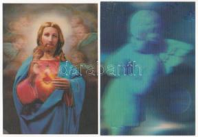 10 db MODERN 3D dimenziós motívum képeslap / 10 modern dimensional (3D) motive postcards