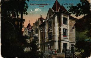 1918 Trencsénteplic-fürdő, Kúpele Trencianske Teplice; Villa Deák (Rb)