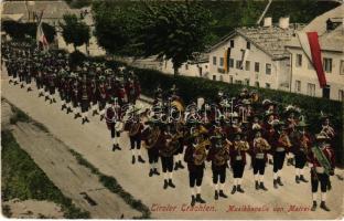 Matrei in Osttirol, Tiroler Trachten, Musikkapelle / Tyrolean music band (Rb)