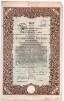 Budapest 1918. "A Magyar Korona Országai 5 1/2%-kal kamatozó Járadékkölcsön" államadóssági...