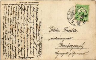 1913 Temesvár, Timisoara; Kadétiskolások csoportja / Austro-Hungarian K.u.K. military, group of infa...