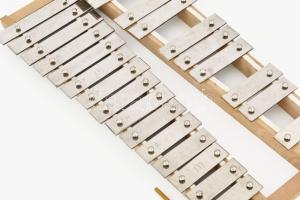 Goldon Chromatic-Elite A-880 antik Xilofon, dobozában, 40x23 cm