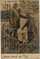 1905 Zilah, Zalau; Wesselényi szobor / statue, monument (EK)