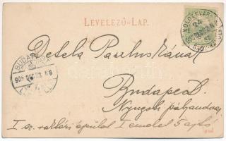 1905 Zilah, Zalau; Városi vigadó, Gamentzy Ödön üzlete. Seres Samu kiadása / restaurant, shops (EK)