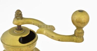 Antik bronz kávédaráló, jelzés nélkül, szép állapotban, m: 24,5 cm
