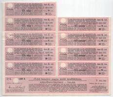 Budapest 1915. "A Magyar Korona Országai 6%-kal kamatozó Járadékkölcsön" államadóssági köt...