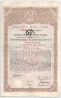 Budapest 1915. "A Magyar Korona Országai 6%-kal kamatozó Járadékkölcsön" államadóssági köt...