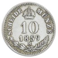 Ausztria 1859M 10kr Cu Milánó T:XF,VF Austria 1859M 10 Kreuzer Cu Milan C:XF,VF Krause KM#2182