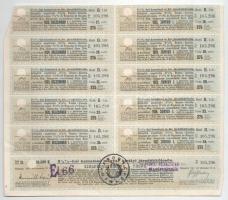 Budapest 1917. "A Magyar Korona Országai 6%-kal kamatozó Járadékkölcsön" bemutatóra szóló ...