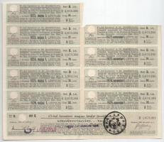 Budapest 1916. "A Magyar Korona Országai 6%-kal kamatozó Járadékkölcsön" államadóssági köt...