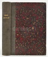 Renan, [Ernest] Ernő: Az apostolok. Bécs, 1866, Holzhausen Adolf, 1 sztl. lev. + 442 p. Első magyar ...
