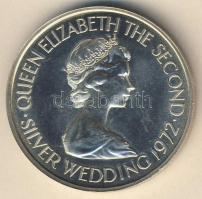 Jersey 1972. 5Ł 50p Ag "II. Erzsébet ezüstlakodalma" T:BU