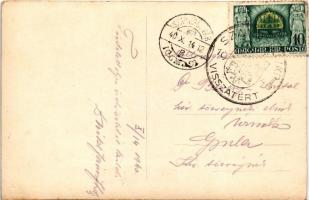 1940 Bálványosváralja, Schlosswall, Unguras; látkép, templom / general view, church. photo + "1...