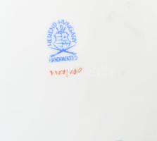 3 darab Herendi kínáló, különböző jelzésekkel és mintákkal, kopással, m: 4,5-14 cm