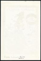 Gyulai Líviusz (1937-): Ex Libris Ujszászi Róbert. Fametszet, papír, jelzett a metszeten, 17×12 cm