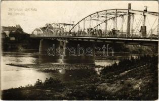 1930 Szatmárnémeti, Satu Mare; Szamos híd / Somes river, bridge. photo